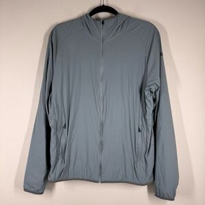 Icebreaker Coriolis Hooded Jacket Merino Wool Mesh Lined Insulated Nylon Medium